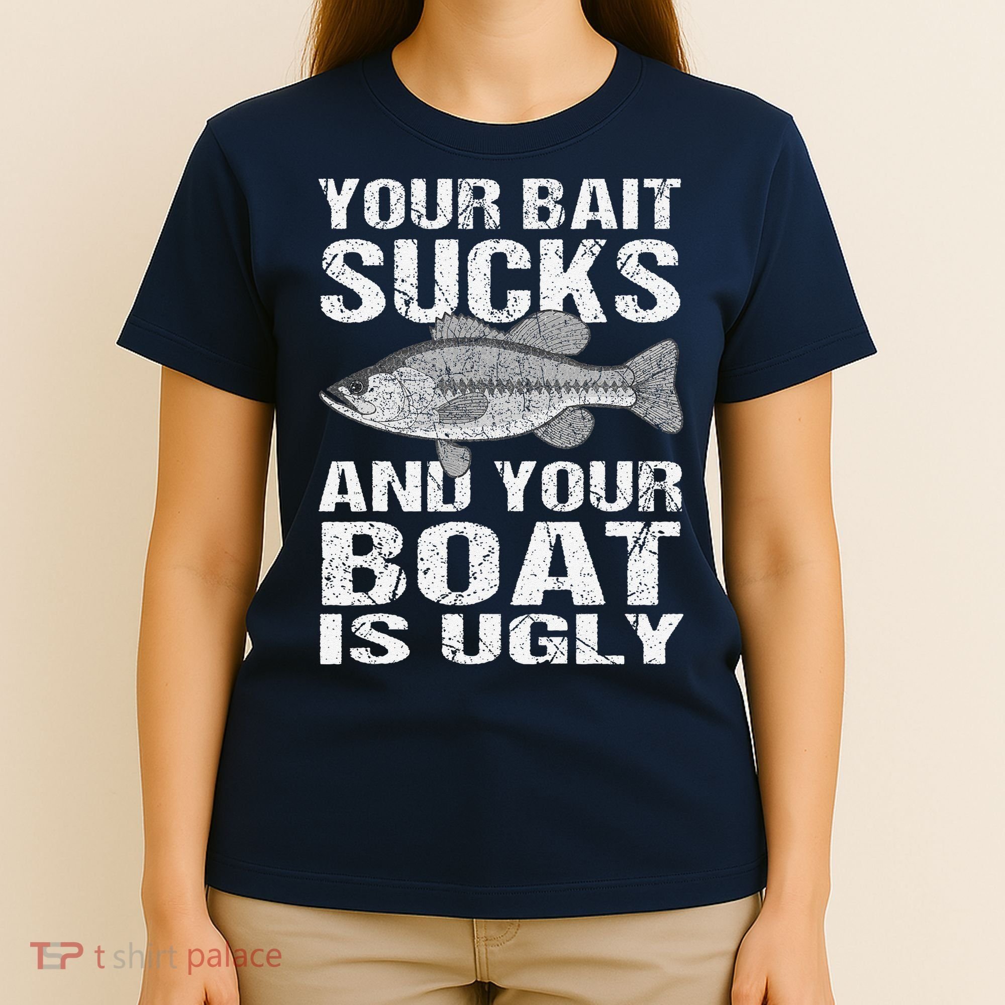 Funny Fishing Your Bait Sucks Fishing Gift T-Shirt