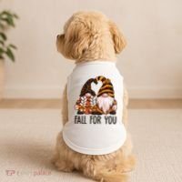 Fall For You Gnome Cute Doggie Tank thumb 2