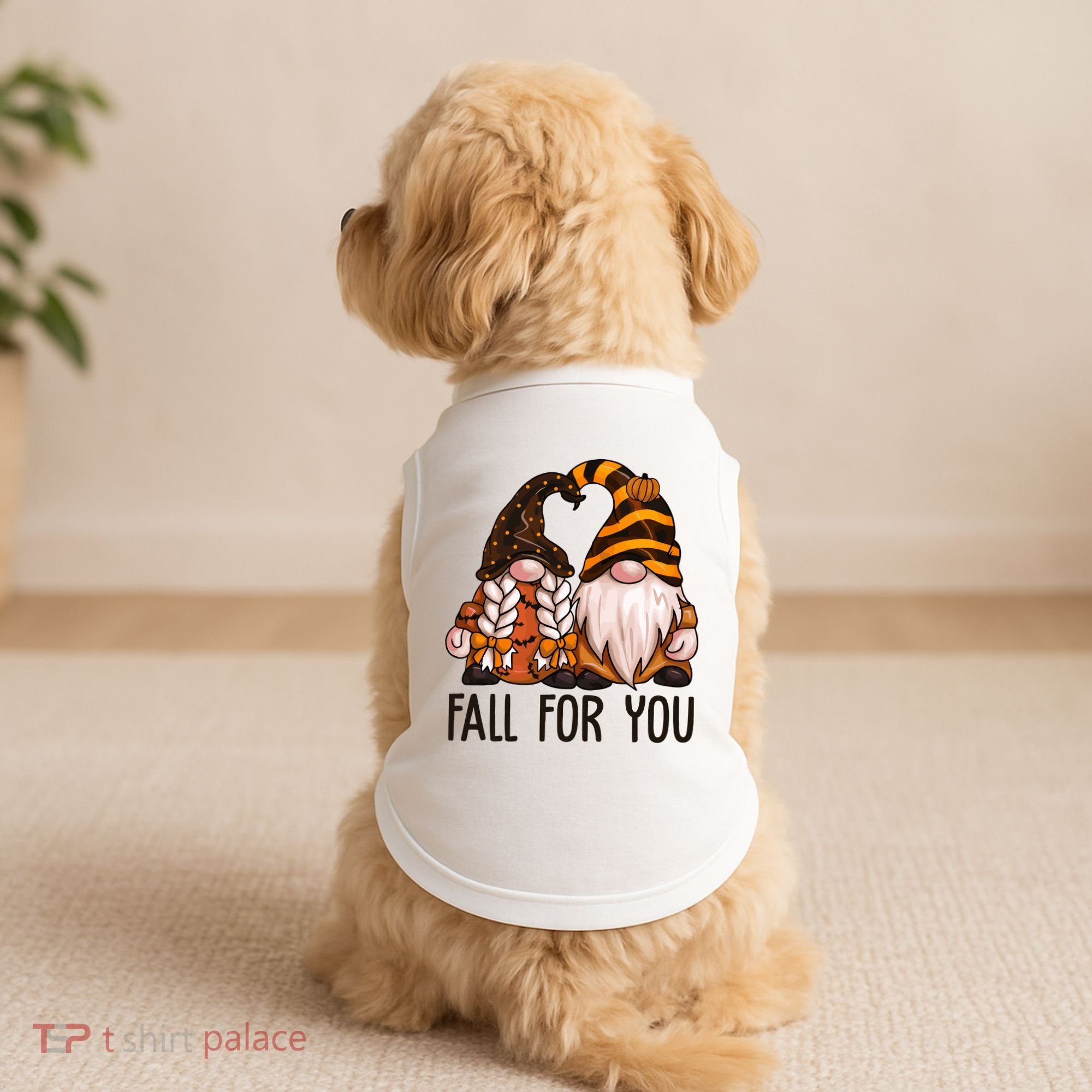 Fall For You Gnome Cute Doggie Tank