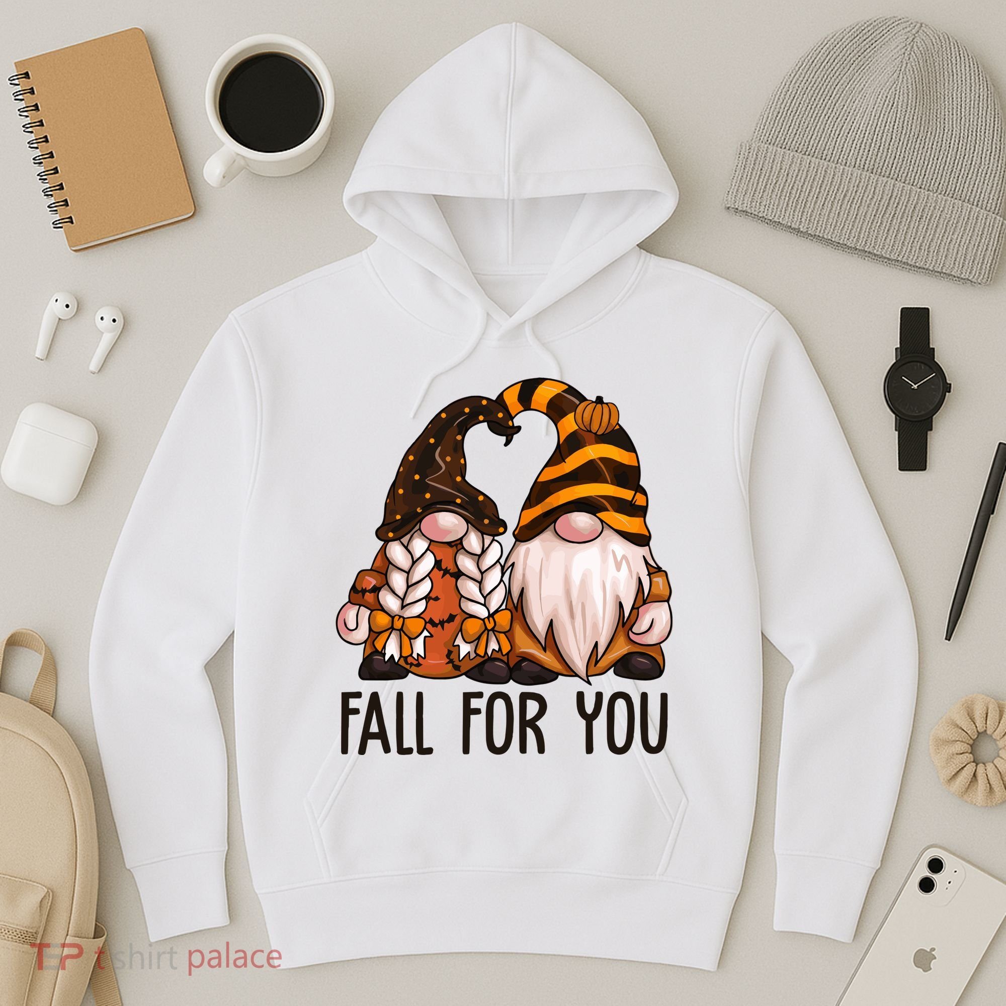 Fall For You Gnome Cute Hoodie