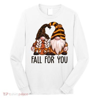 Fall For You Gnome Cute Long Sleeve Shirt