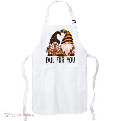 Fall For You Gnome Cute Apron