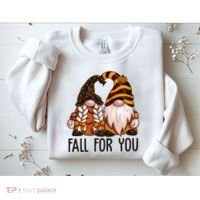 Fall For You Gnome Cute Sweatshirt thumb 2