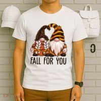 Fall For You Gnome Cute T-Shirt thumb 6