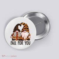 Fall For You Gnome Cute Button thumb 0