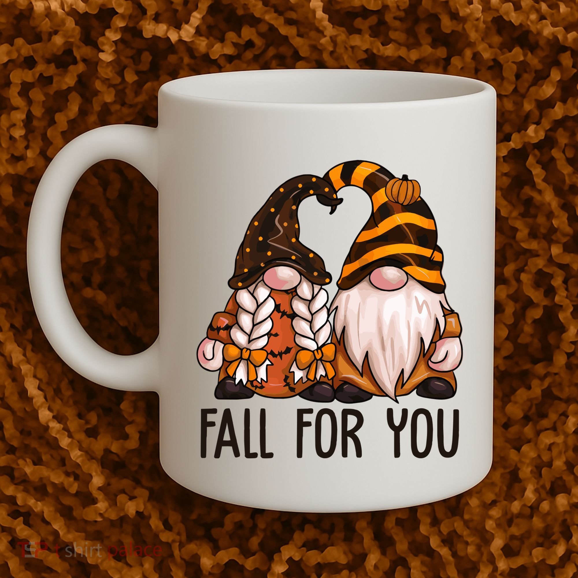 Fall For You Gnome Cute Coffee Mug