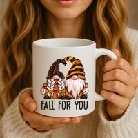 Fall For You Gnome Cute Coffee Mug thumb 3