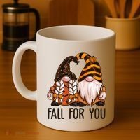 Fall For You Gnome Cute Coffee Mug thumb 4