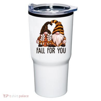 Fall For You Gnome Cute Tumbler