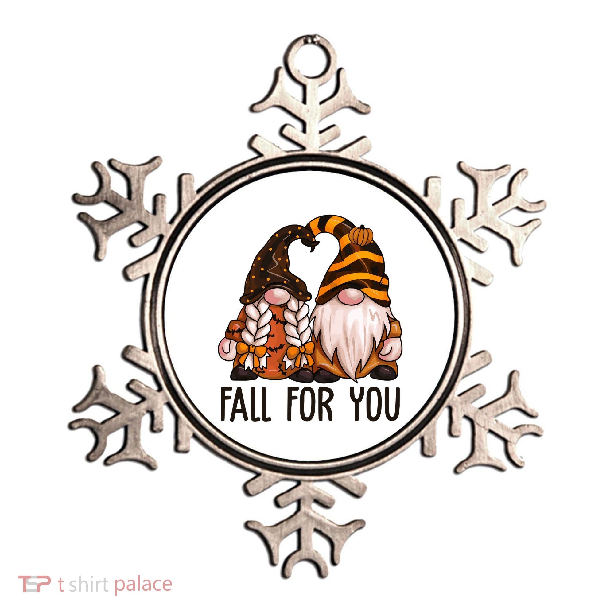 Fall For You Gnome Cute Ornament