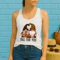Fall For You Gnome Cute Women's Tank Top thumb 2