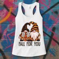 Fall For You Gnome Cute Women's Tank Top thumb 3