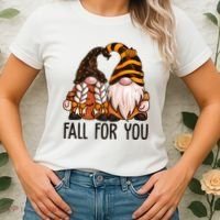 Fall For You Gnome Cute Women's T-Shirt thumb 2