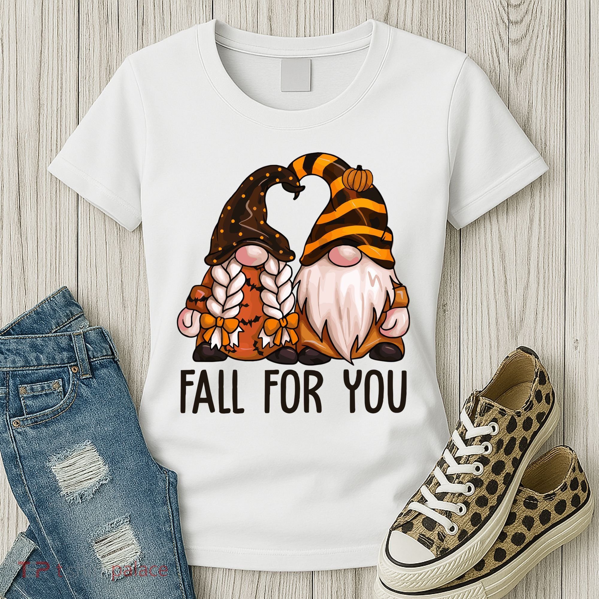 Fall For You Gnome Cute Women's T-Shirt
