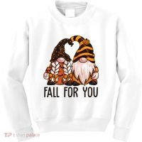 Fall For You Gnome Cute Kids Sweatshirt thumb 0