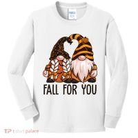 Fall For You Gnome Cute Kids Long Sleeve Shirt thumb 0