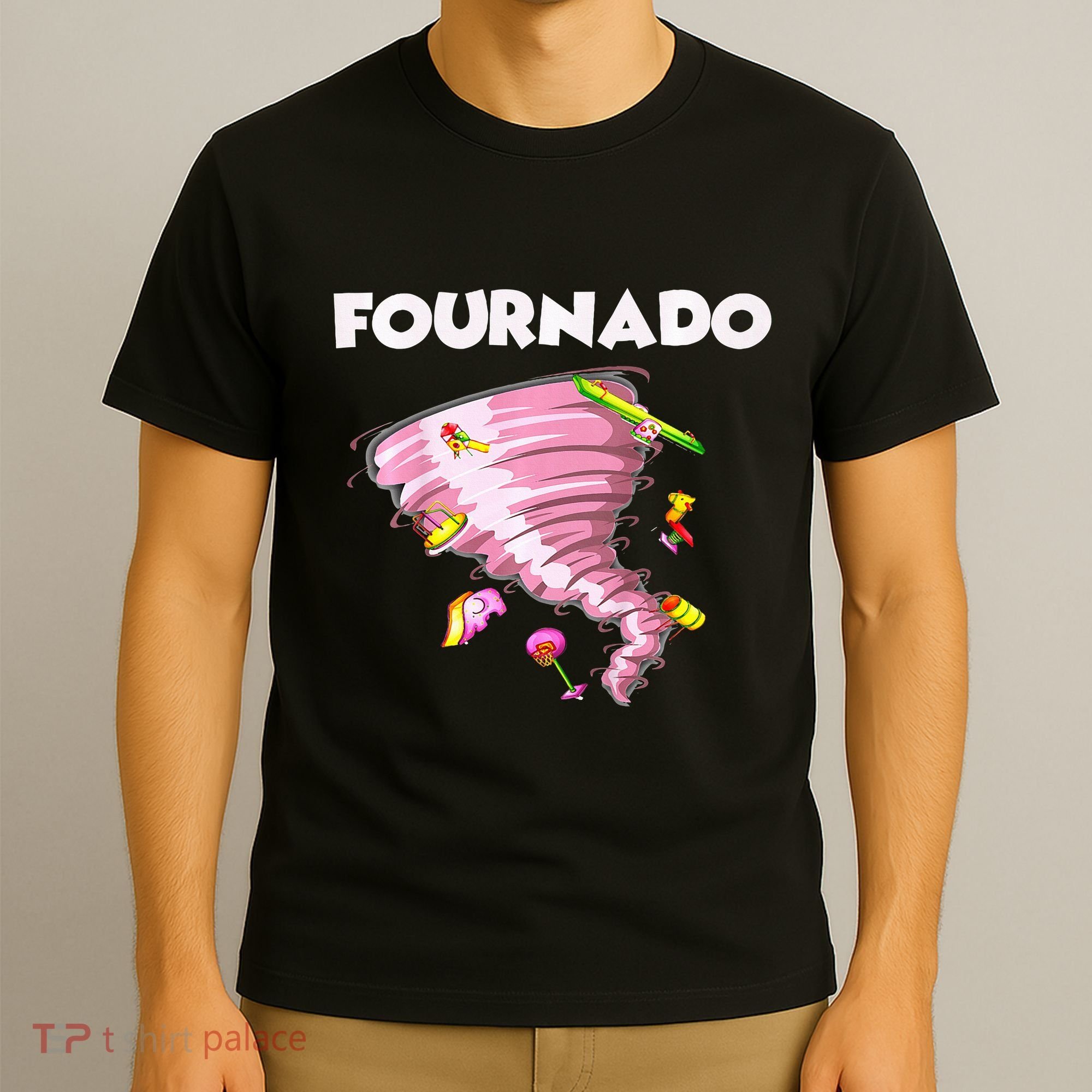 Fournado Four Year Old 4th Birthday Tornado T-Shirt