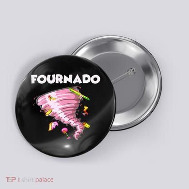 Fournado Four Year Old 4th Birthday Tornado Button