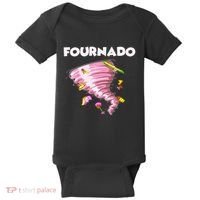 Fournado Four Year Old 4th Birthday Tornado Baby Bodysuit thumb 0