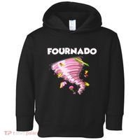 Fournado Four Year Old 4th Birthday Tornado Toddler Hoodie thumb 0