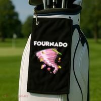 Fournado Four Year Old 4th Birthday Tornado Golf Towel thumb 2