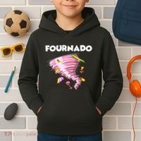 Fournado Four Year Old 4th Birthday Tornado Kids Hoodie thumb 2