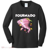 Fournado Four Year Old 4th Birthday Tornado Kids Long Sleeve Shirt thumb 0
