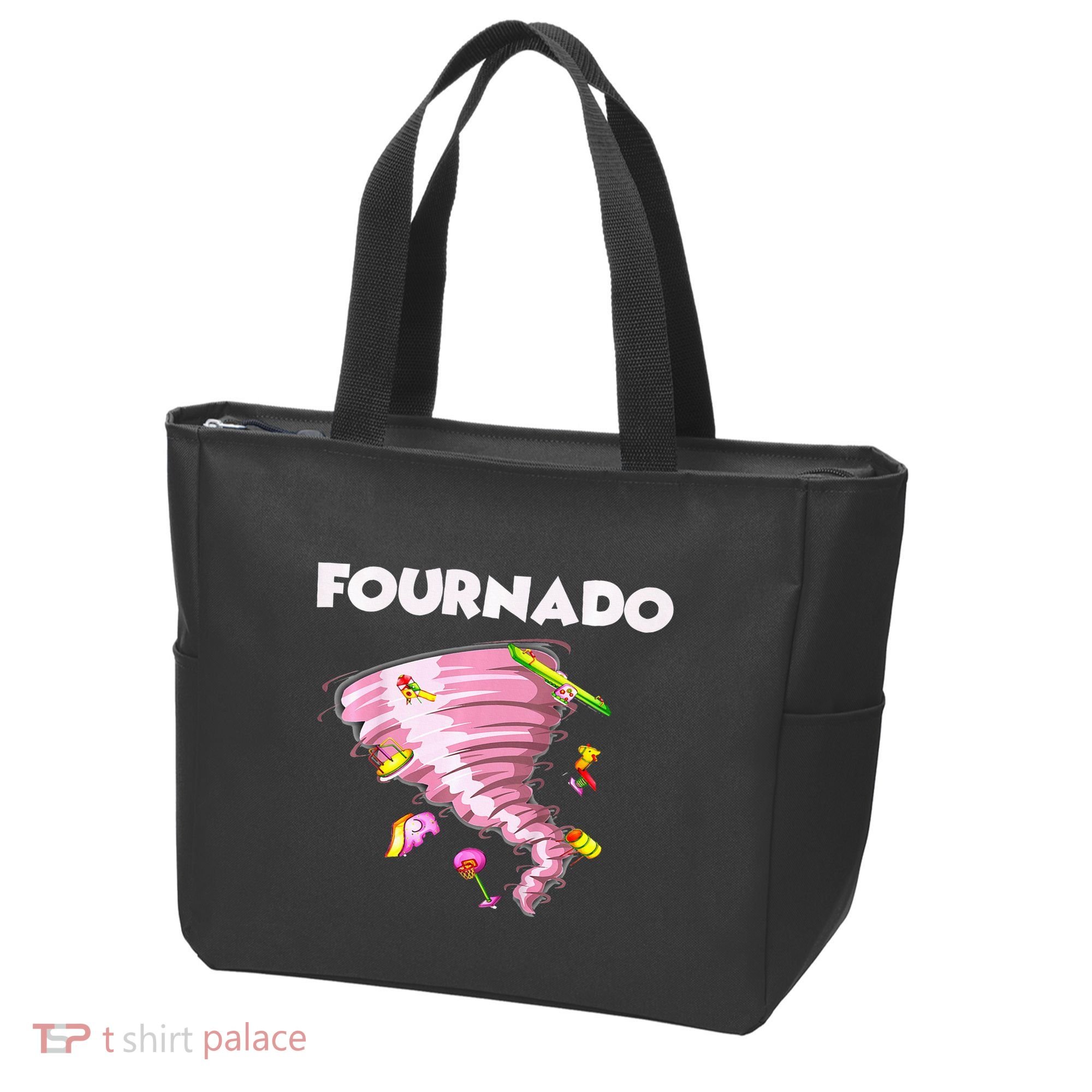 Fournado Four Year Old 4th Birthday Tornado Tote Bag