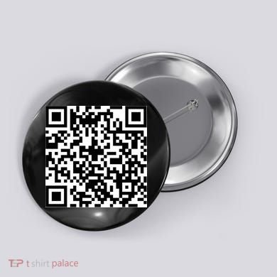 Funny F You Qr Code Design Button