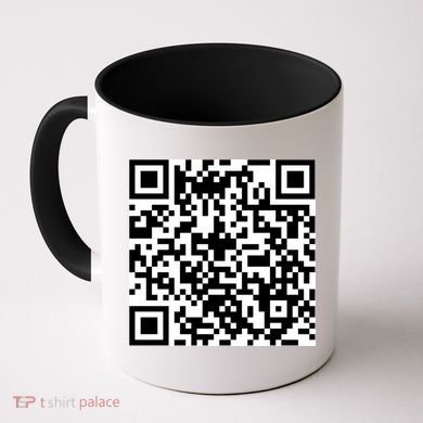Funny F You Qr Code Design Coffee Mug