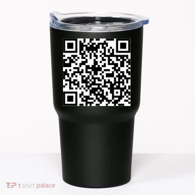 Funny F You Qr Code Design Tumbler
