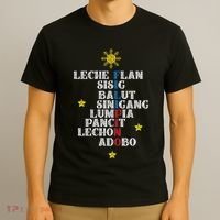 Fun Festive Yummy Filipino Traditional Food T-Shirt thumb 3