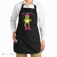 Funny Frog You're A Cowgirl Like Me Apron thumb 2