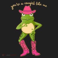 Funny Frog You're A Cowgirl Like Me Beanie thumb 2