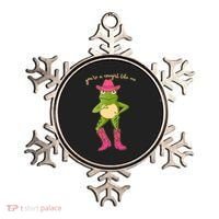 Funny Frog You're A Cowgirl Like Me Ornament thumb 0
