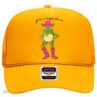 Funny Frog You're A Cowgirl Like Me Hat thumb 0