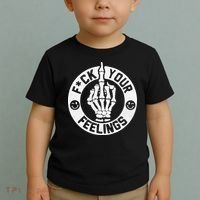 Funny Fuck Your Feelings Toddler T-Shirt thumb 2