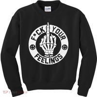 Funny Fuck Your Feelings Kids Sweatshirt thumb 0