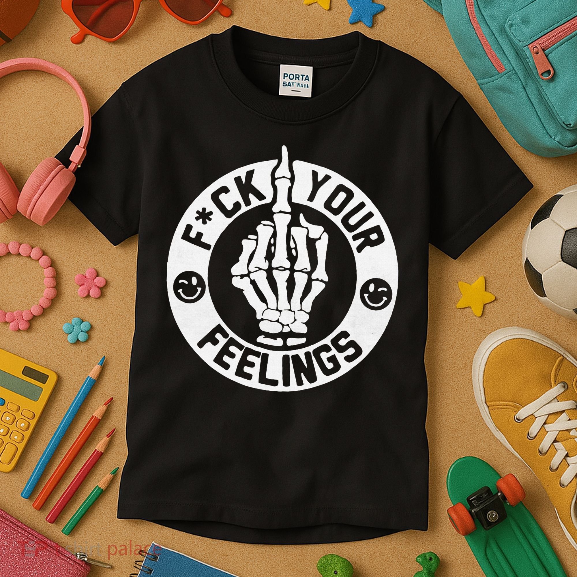 Funny Fuck Your Feelings Kids T-Shirt