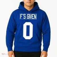 F'S GIVEN 0, Funny Sarcastic Humor White STYLE #2 Hoodie thumb 2