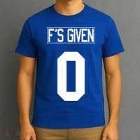 F'S GIVEN 0, Funny Sarcastic Humor White STYLE #2 T-Shirt thumb 3