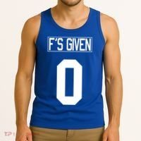 F'S GIVEN 0, Funny Sarcastic Humor White STYLE #2 Tank Top thumb 3