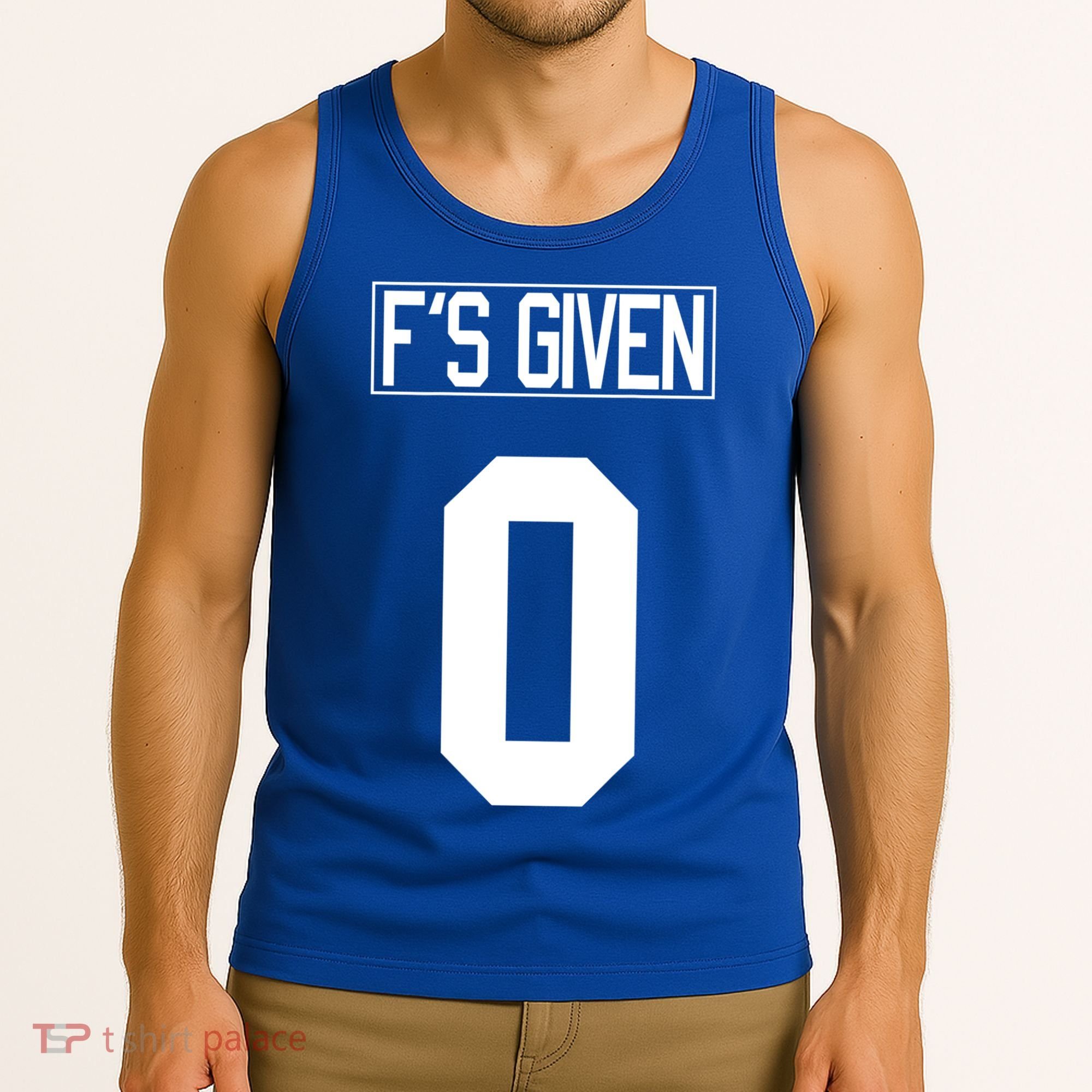 F'S GIVEN 0, Funny Sarcastic Humor White STYLE #2 Tank Top