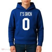 F'S GIVEN 0, Funny Sarcastic Humor White STYLE #2 Kids Hoodie thumb 4