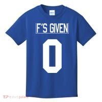F'S GIVEN 0, Funny Sarcastic Humor White STYLE #2 Kids T-Shirt thumb 0