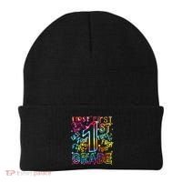 First Grade 1st Grade Tie Dye Word Art Beanie thumb 0