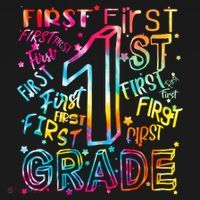 First Grade 1st Grade Tie Dye Word Art Visor thumb 3