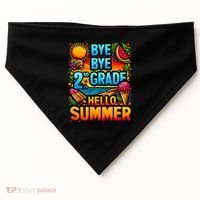 Funny Goodbye 2nd Grade Hello Summer Funny Gift USA-Made Doggie Bandana thumb 0
