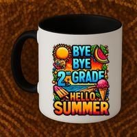 Funny Goodbye 2nd Grade Hello Summer Funny Gift Coffee Mug thumb 2