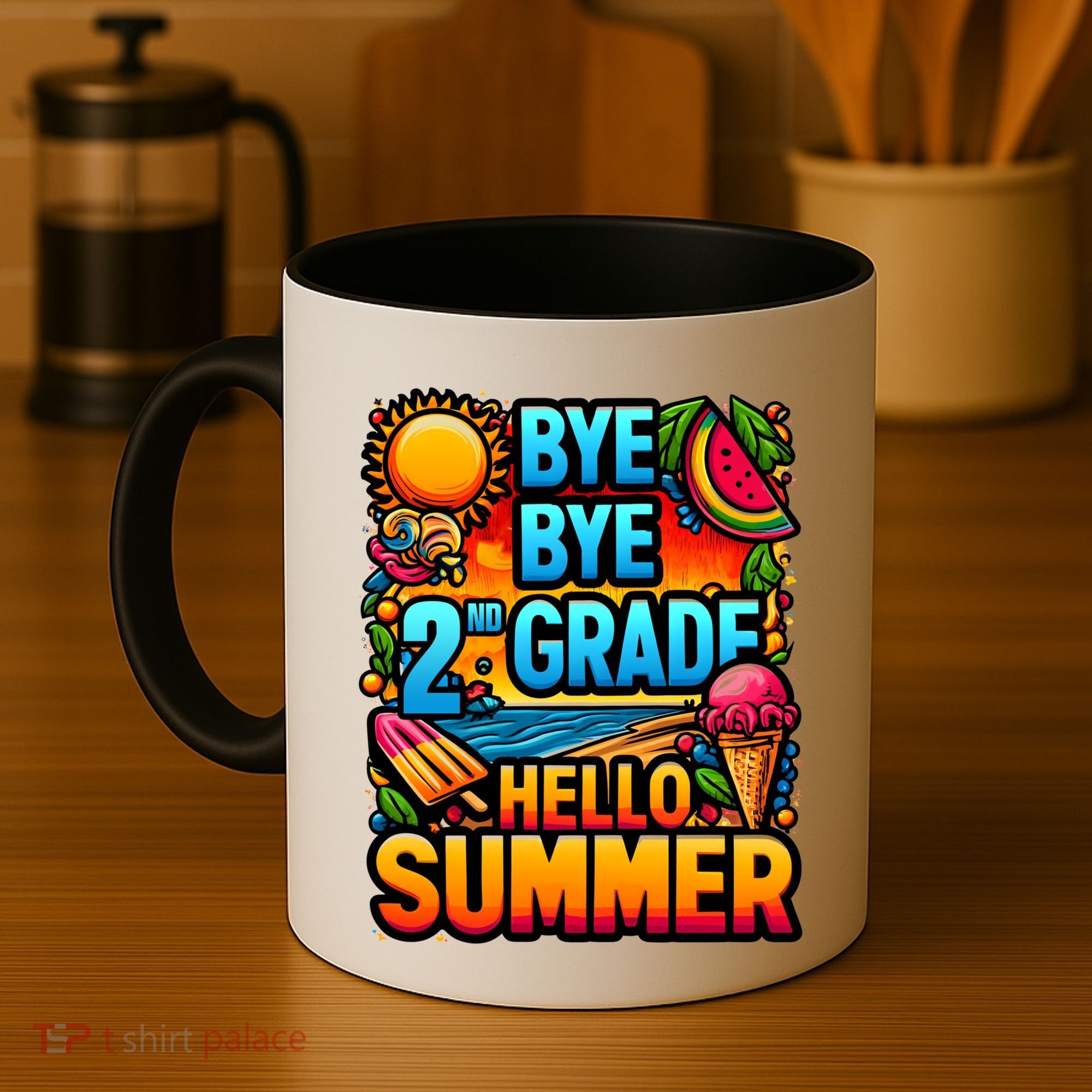 Funny Goodbye 2nd Grade Hello Summer Funny Gift Coffee Mug